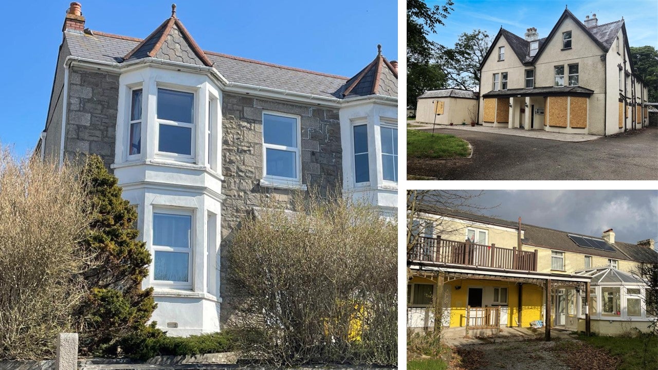 A trio of closed care homes in Cornwall have been sold Christie & Co